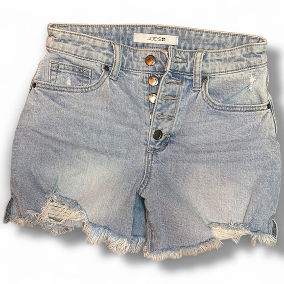 Joe's Jeans Pants - Joe's Jeans Light Blue Distressed Jean Shorts Size 25